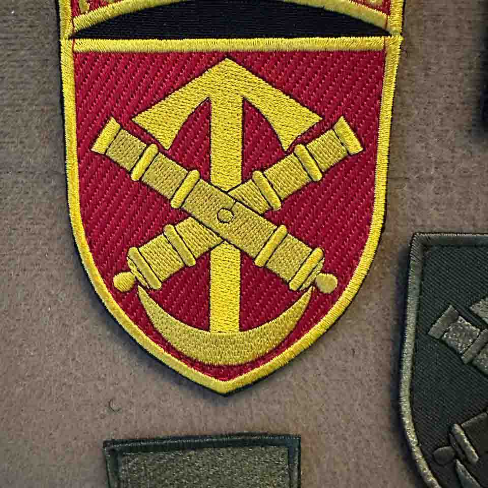 Ukrainian Army Patch 52nd Artillery Brigade Tactical Badge Hook