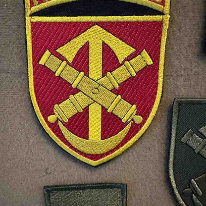 Ukrainian Army Patch 52nd Artillery Brigade Tactical Badge Hook