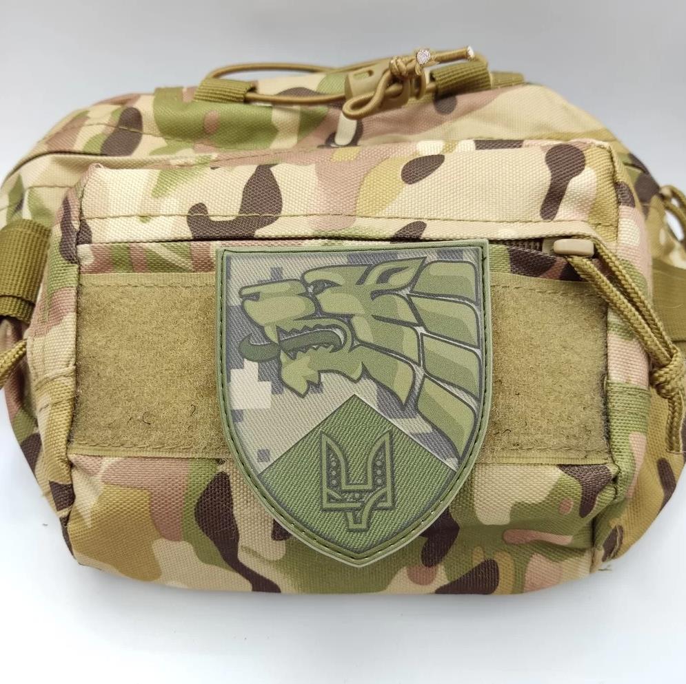 Ukrainian Army Patch 8th Separate Special Purpose Regiment Badge Hook PVC