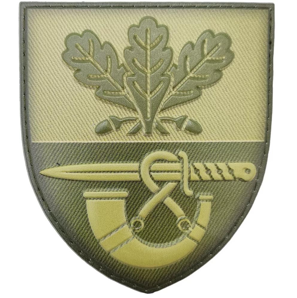 Ukrainian Army Unit Patch 61 Separate Hunting Brigade Tactical Badge Hook PVC 3D