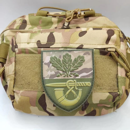 Ukrainian Army Unit Patch 61 Separate Hunting Brigade Tactical Badge Hook PVC 3D
