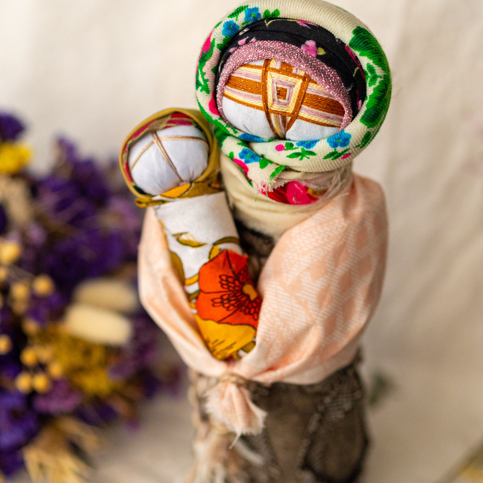 Ukrainian Authors Motanka "Grandmother & Granddaughter"