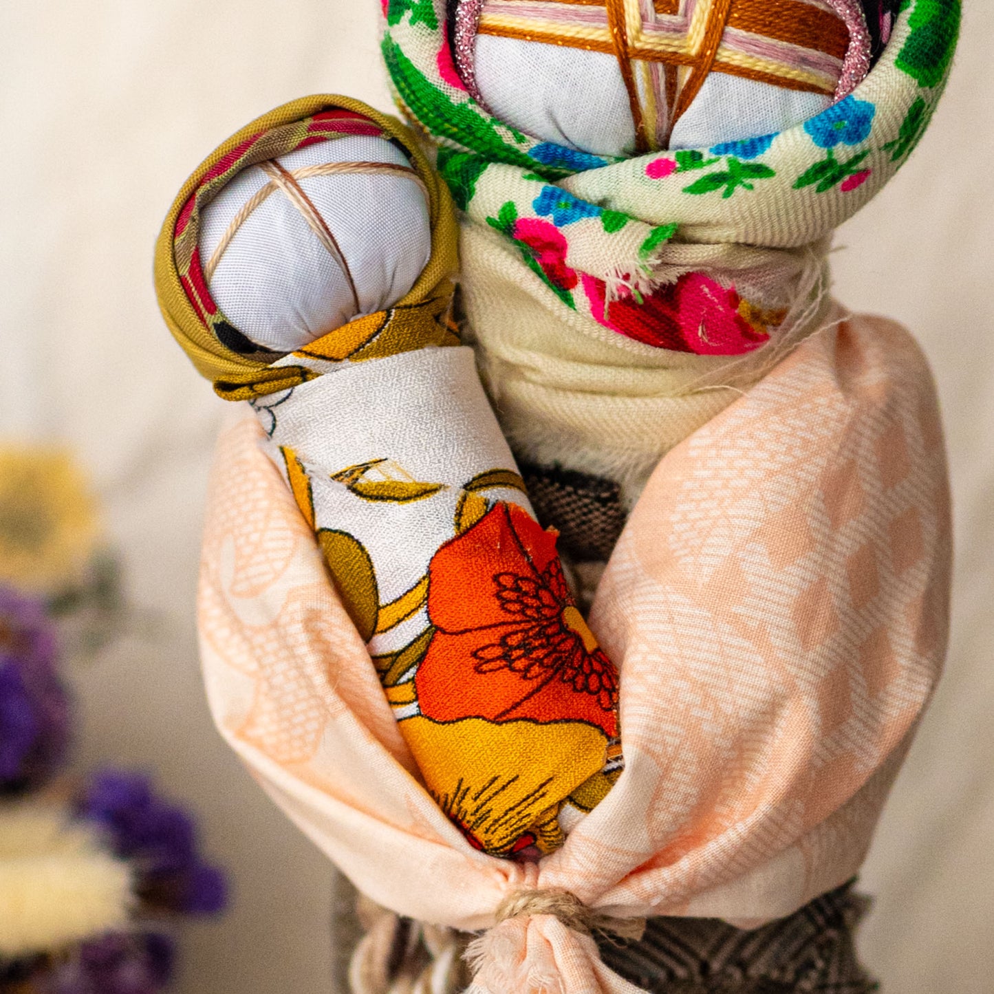 Ukrainian Authors Motanka "Grandmother & Granddaughter"