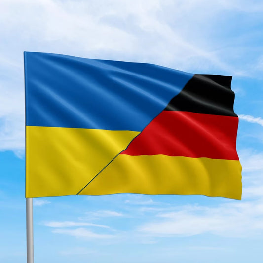 ukrainian flags
