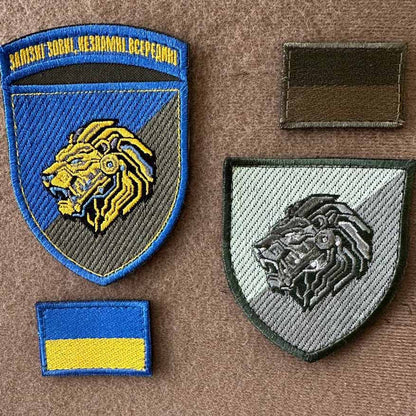 Ukrainian Morale Patch 157th Separate Mechanized Brigade Badge Hook
