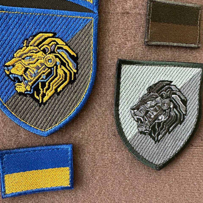 Ukrainian Morale Patch 157th Separate Mechanized Brigade Badge Hook