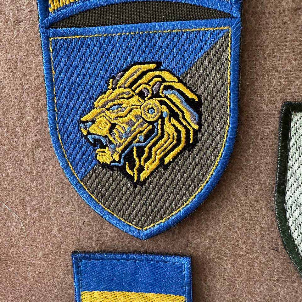 Ukrainian Morale Patch 157th Separate Mechanized Brigade Badge Hook