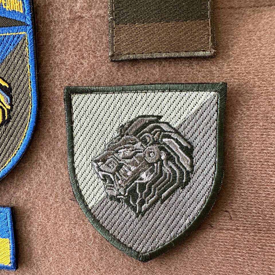 Ukrainian Morale Patch 157th Separate Mechanized Brigade Badge Hook