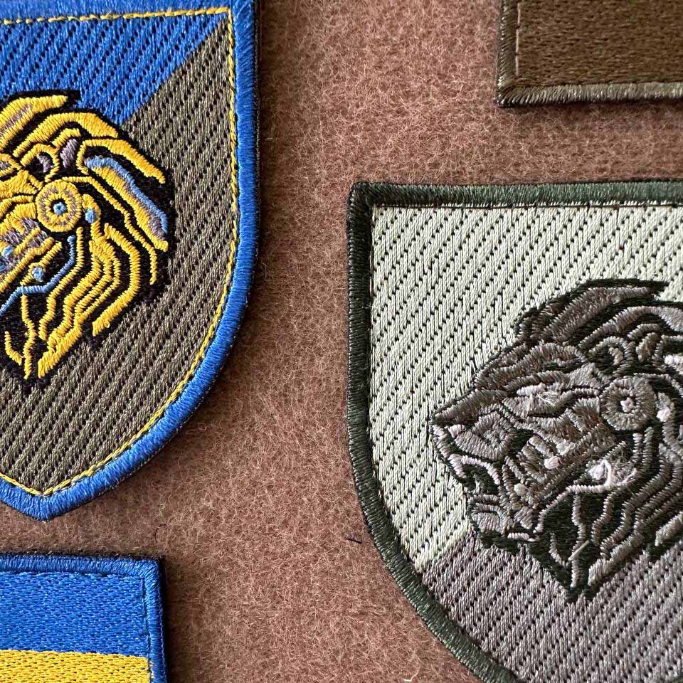 Ukrainian Morale Patch 157th Separate Mechanized Brigade Badge Hook