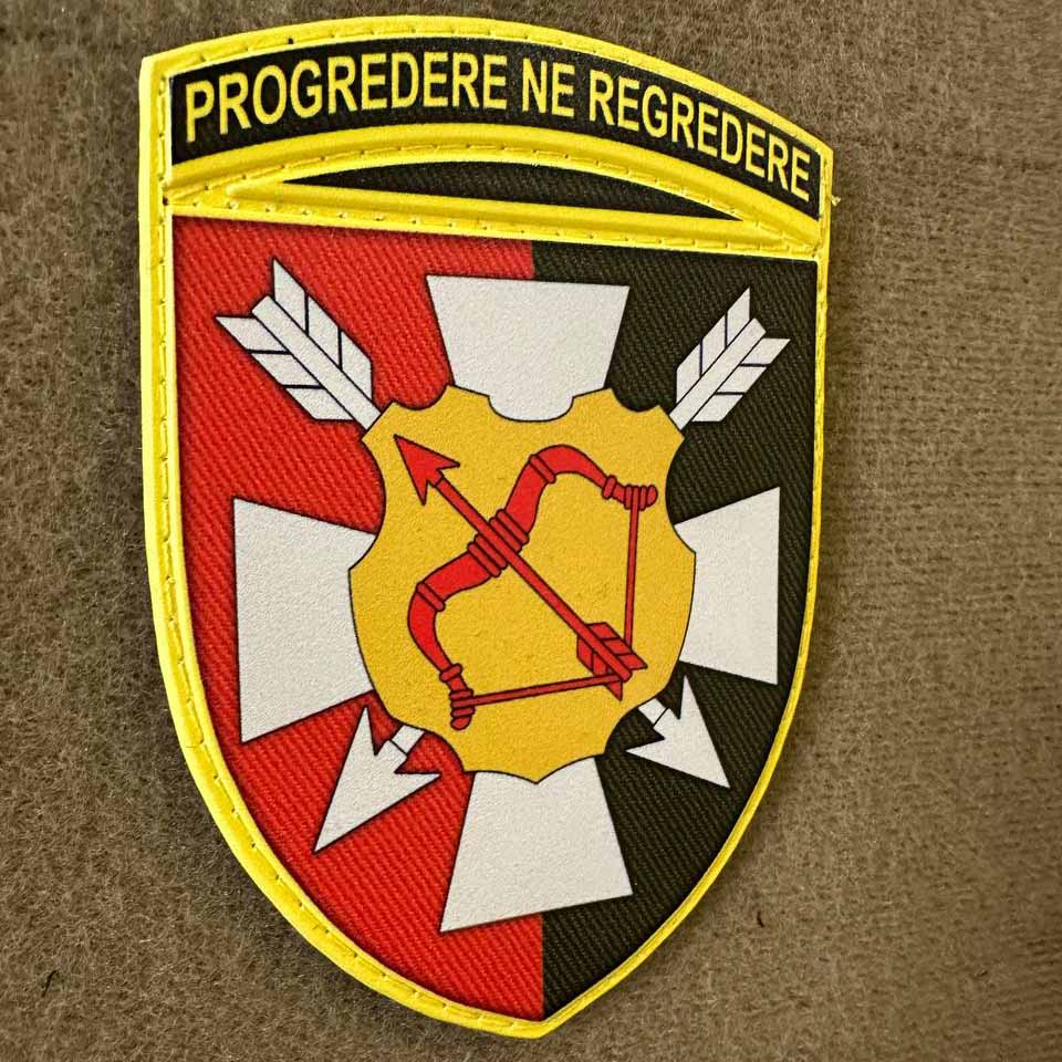 Ukrainian Morale Patch 16 th Army Corps Tactical Badge Hook PVC