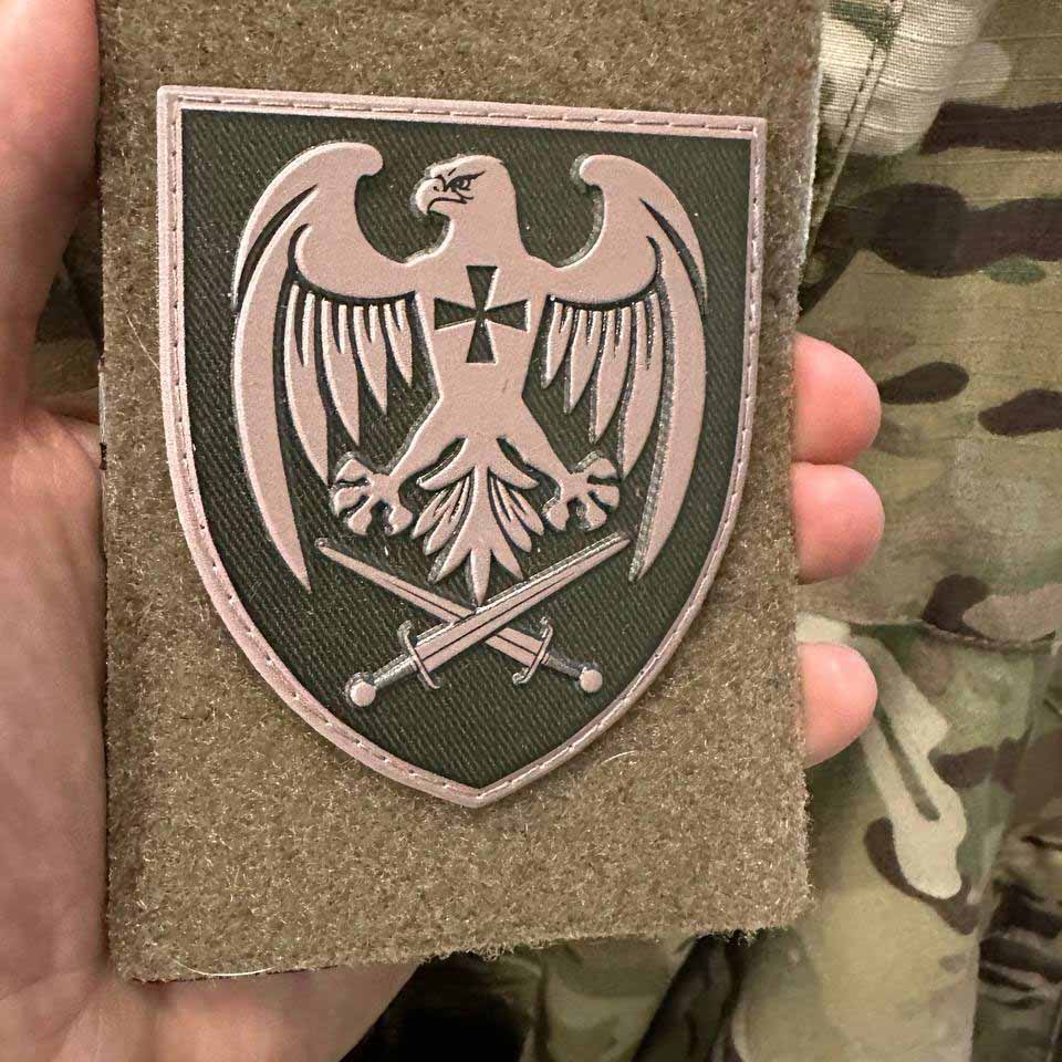 Ukrainian Morale Patch 39th Tactical Aviation Brigade Badge Hook PVC 3D