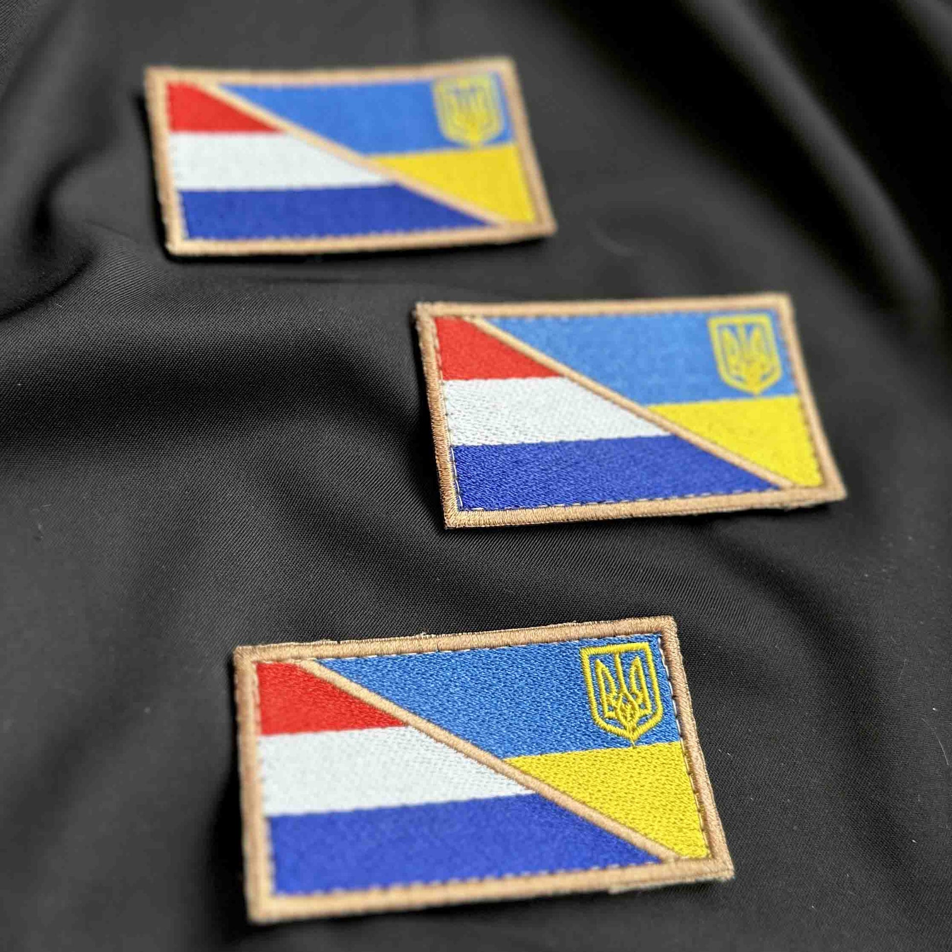 Ukrainian Morale Patch * 3 Pcs Ukraine + Latvia Flag Tactical Badge Hook