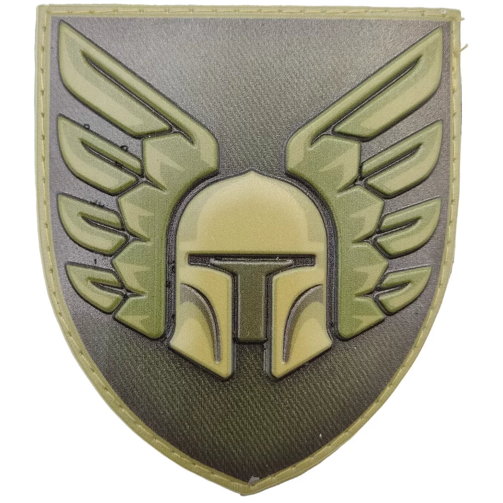 Ukrainian Morale Patch 46th Separate Airmobile Brigade Badge Hook PVC 3 D