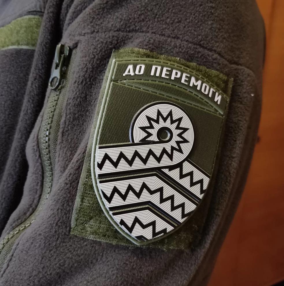 Ukrainian Morale Patch 59 Separate Motorized Infantry Brigade Tactical Badge Hook PVC 3D