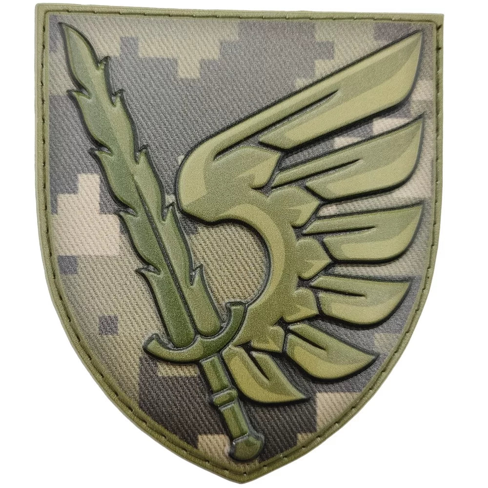 Ukrainian Morale Patch 79th Separate Airborne Assault Brigade Badge Hook PVC 3 D