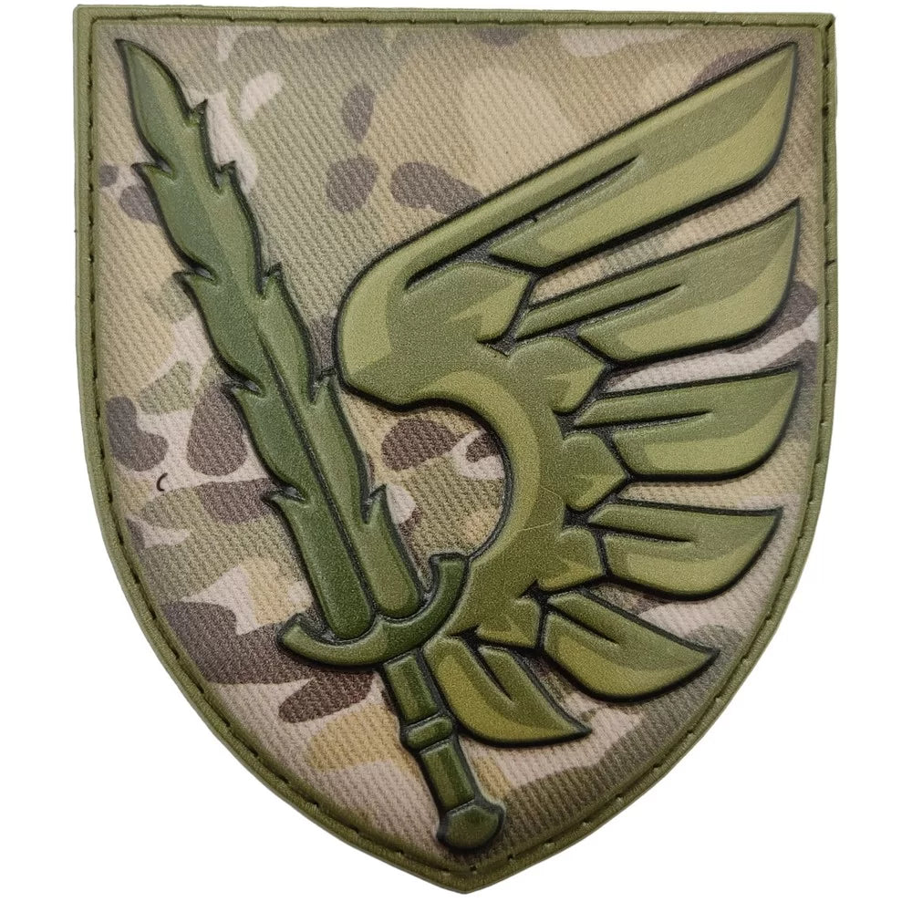 Ukrainian Morale Patch 79th Separate Airborne Assault Brigade Badge Hook PVC 3 D