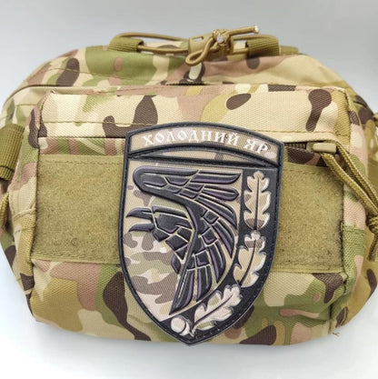 Ukrainian Morale Patch 93rd Separate Mechanized Brigade Badge Hook PVC 3 D