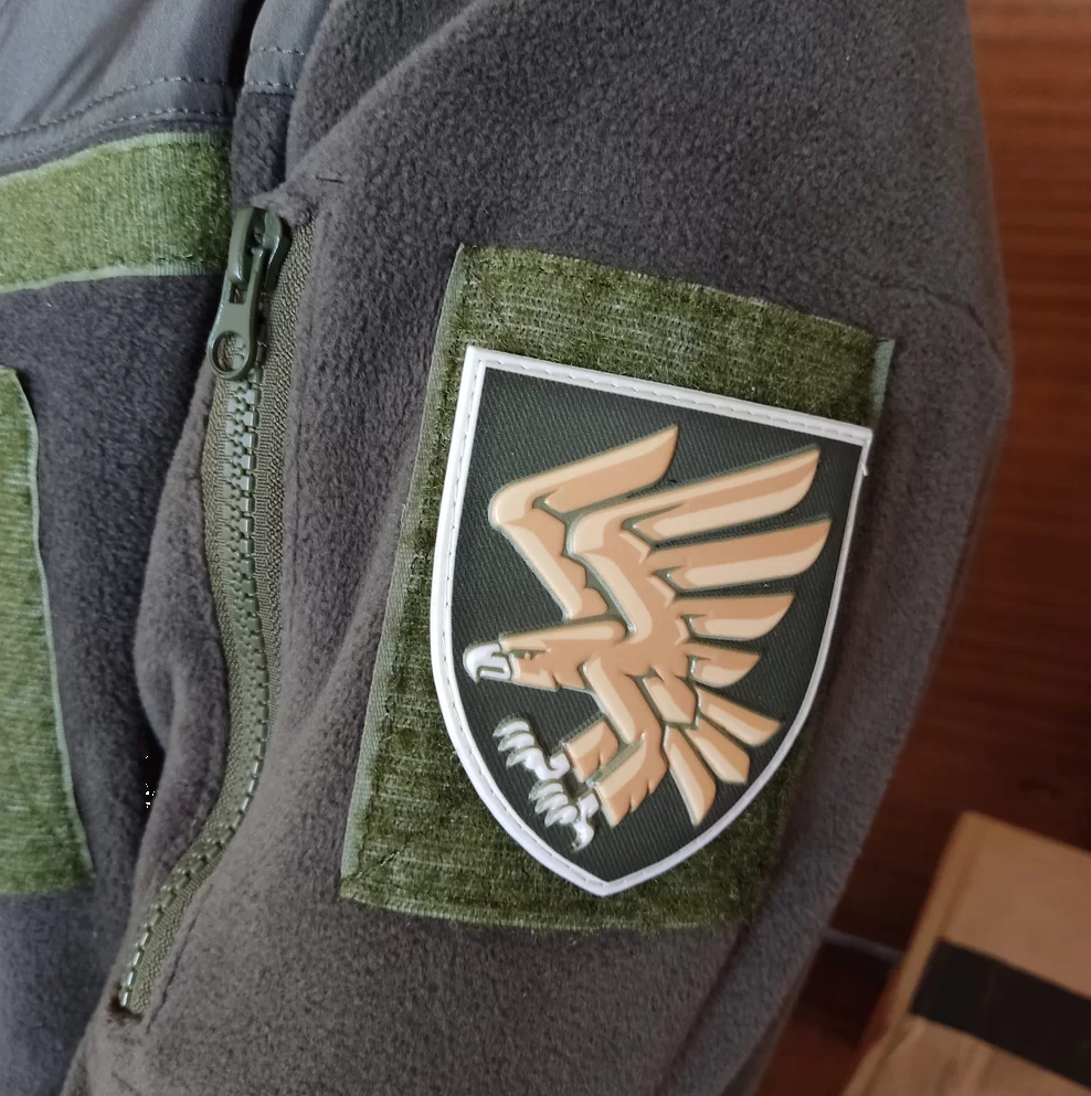 Ukrainian Morale Patch 95th Separate Landing Assault Brigade Badge Hook PVC 3 D