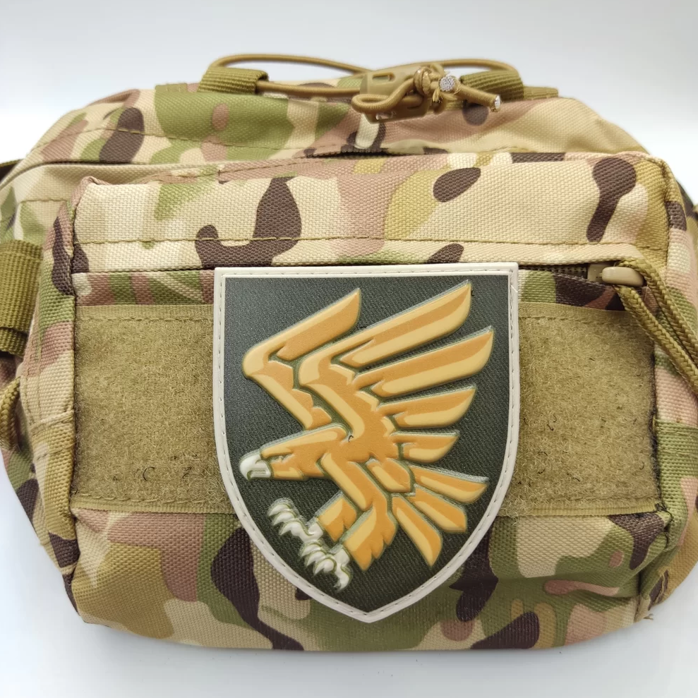 Ukrainian Morale Patch 95th Separate Landing Assault Brigade Badge Hook PVC 3 D