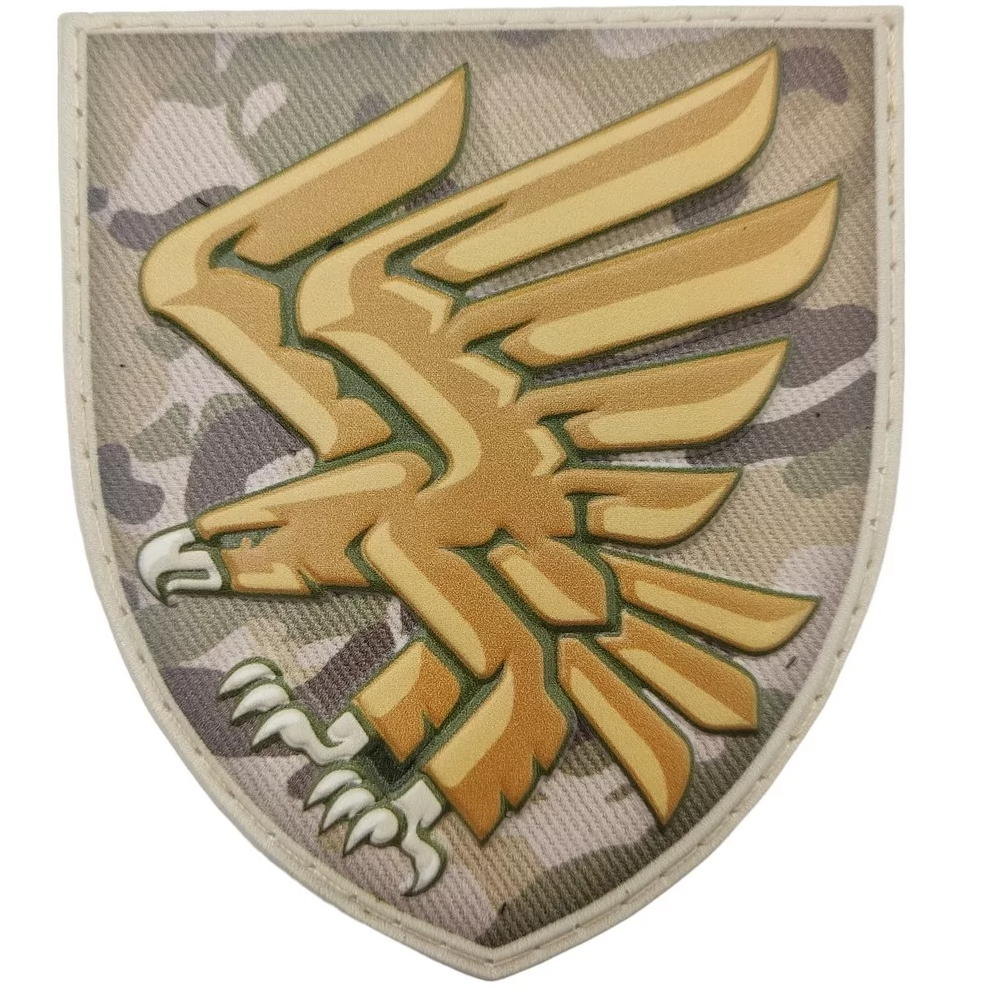 Ukrainian Morale Patch 95th Separate Landing Assault Brigade Badge Hook PVC 3 D