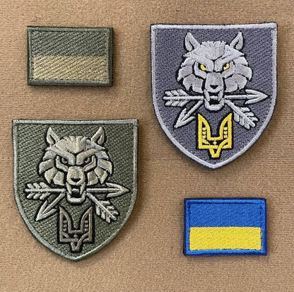 Ukrainian Morale Patch Command of Special Operations Forces Badge Hook