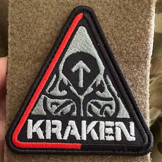 Ukrainian Morale Patch Kraken Volunteer Battalion Tactical Badge Hook