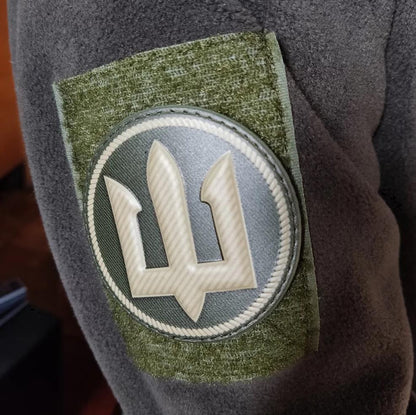 Ukrainian Morale Patch Marines of Ukraine Tactical Badge Hook PVC 3 D