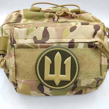 Ukrainian Morale Patch Marines of Ukraine Tactical Badge Hook PVC 3 D