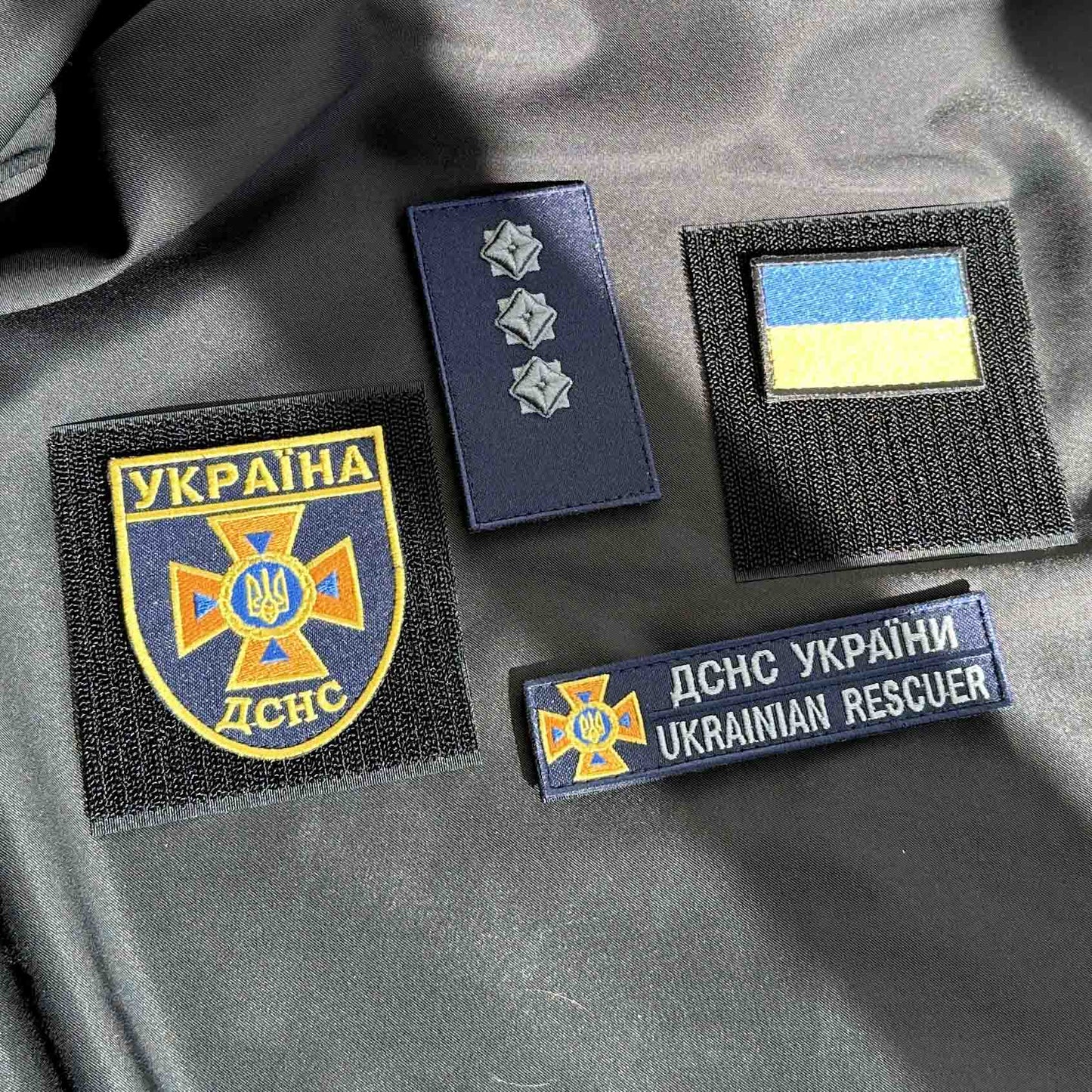 Ukrainian Morale Patch State Service Ukraine Emergency Situations DCNS * 4 pcs