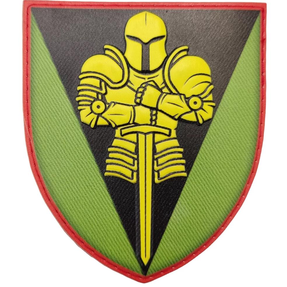 Ukrainian Morale Patch of 17th Separate Tank Brigade Tactical Badge Hook PVC 3D
