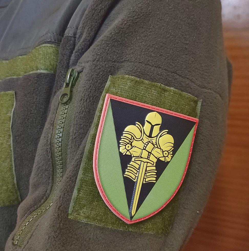 Ukrainian Morale Patch of 17th Separate Tank Brigade Tactical Badge Hook PVC 3D