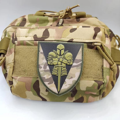 Ukrainian Morale Patch of 17th Separate Tank Brigade Tactical Badge Hook PVC 3D