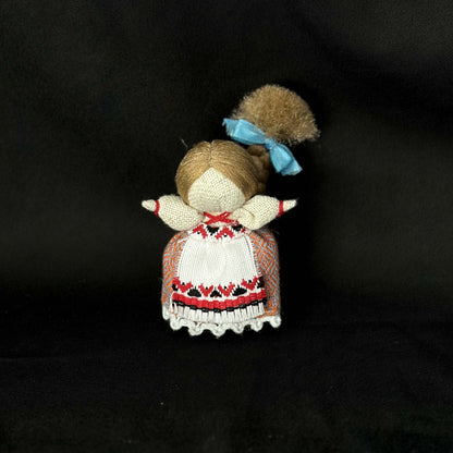 Ukrainian Authors Motanka Traditional Doll-Amulet "Women's Happiness" 70 mm (2.7 in)