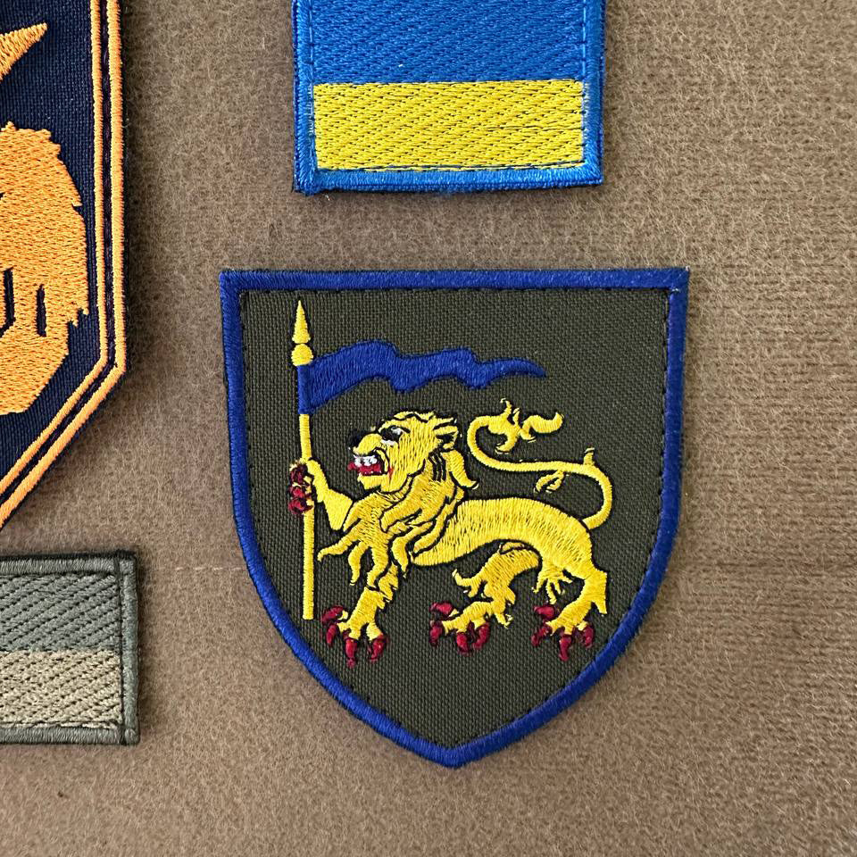 Ukrainian Patch 60th Separate Mechanized Ingulets Brigade Badge Hook