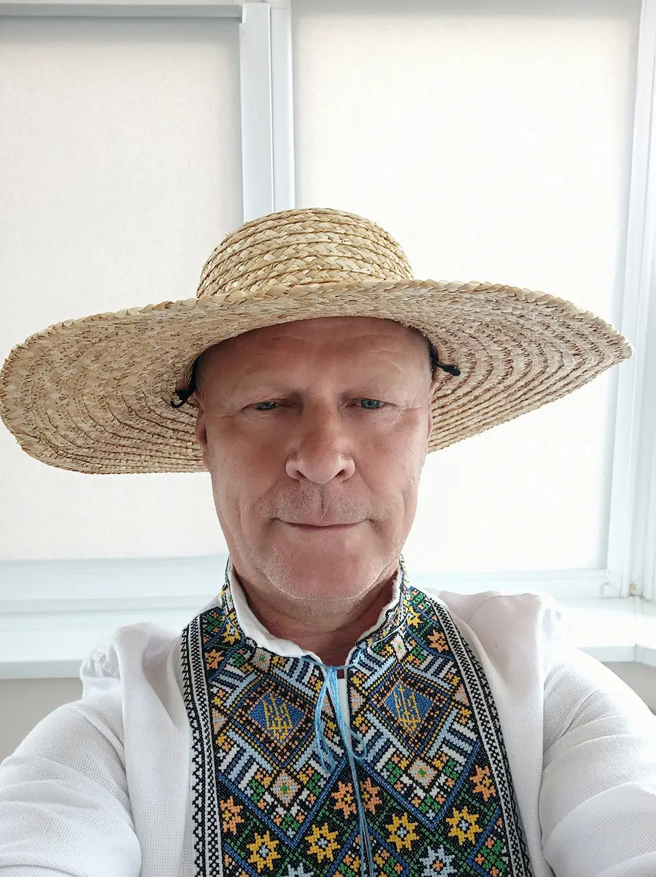 Woven straw hat