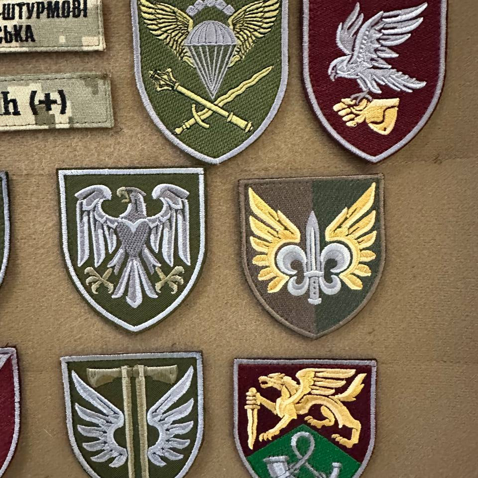 Ukrainian Unit Patches Airborne Assault Forces Army Ukraine Big Set