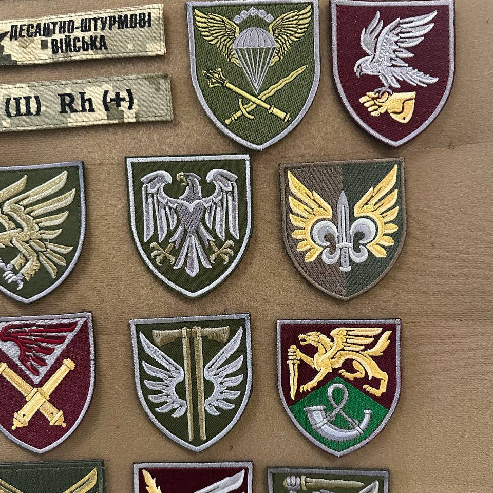 Ukrainian Unit Patches Airborne Assault Forces Army Ukraine Big Set