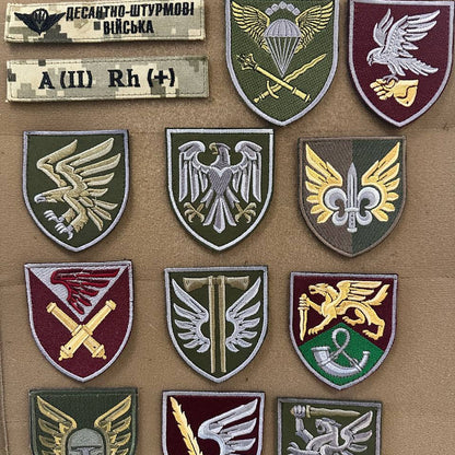 Ukrainian Unit Patches Airborne Assault Forces Army Ukraine Big Set