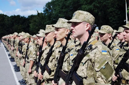 Ukrainian Army Cap Pixel MM Mazepinka with Badge Trident of Ukraine