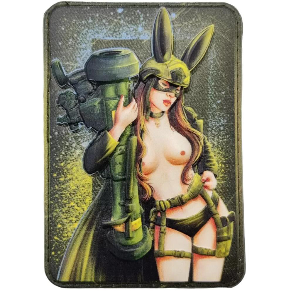 Patch Nude Girl with Javelin