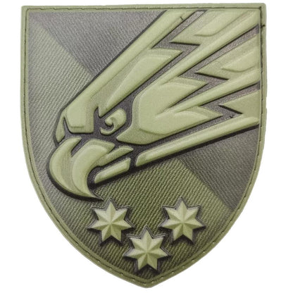 Ukrainian Morale Patch 25th Separate Airborne Brigade Tactical Badge Hook PVC 3D