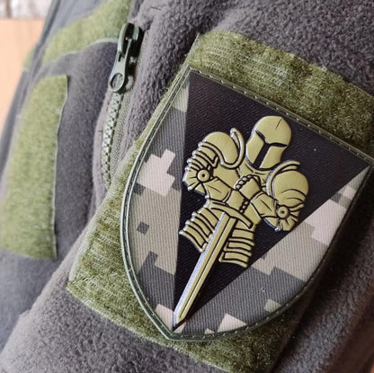 Patch (velcro) of the 17th Separate Tank Brigade of the Army of Ukraine PVC 3 