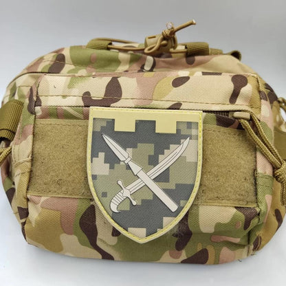 Ukrainian Morale Patch 109th Separate Territorial Defense Brigade Badge Hook PVC