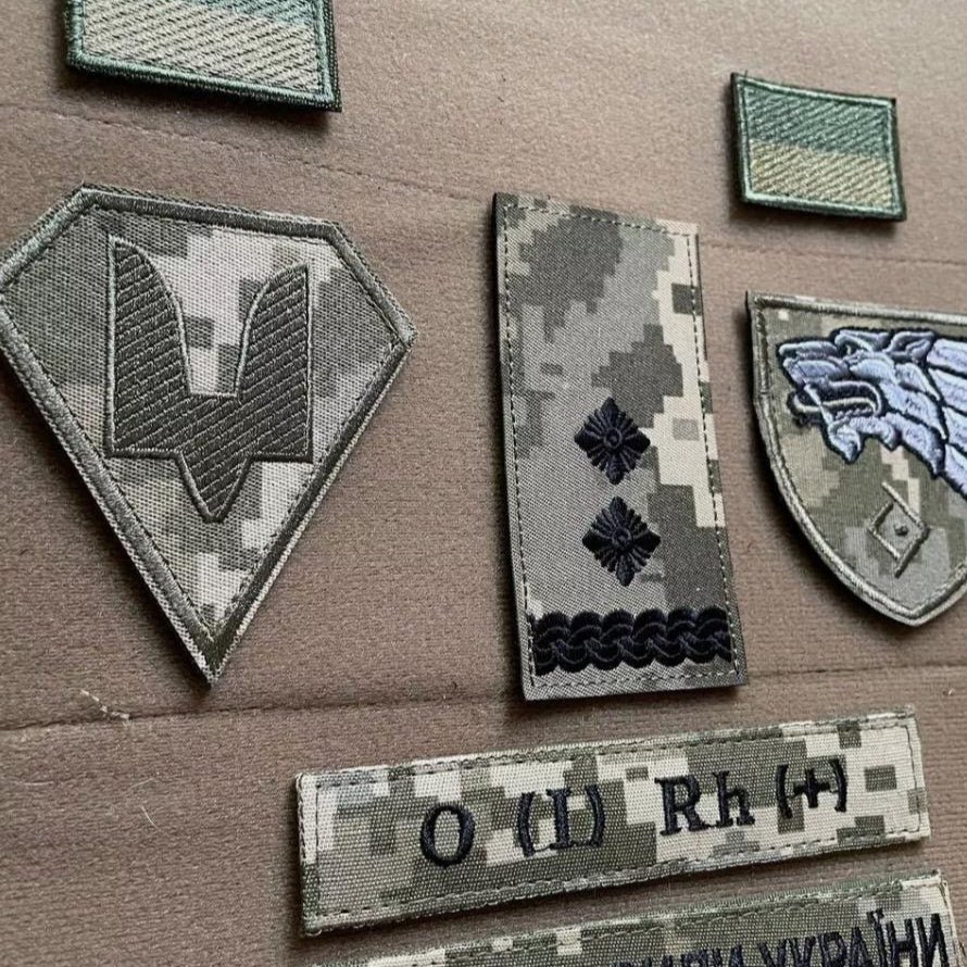 Ukrainian Military Patches Set Special Operations Forces Army Ukraine Badge Hook