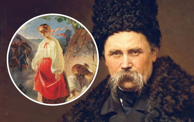 Ukranian Ceramic Plate Catherine is the Most Famous Painting by Taras Shevchenko