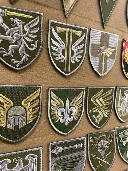 Ukrainian Army Patches Airborne Assault Forces Army Ukraine Set 20 pcs