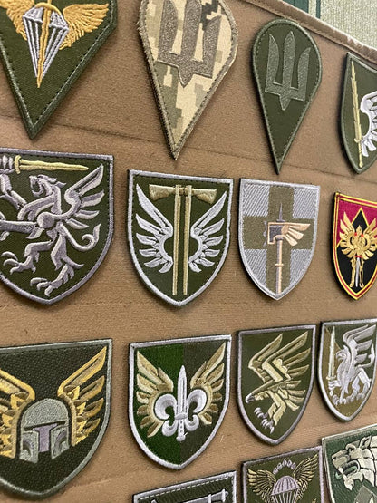 Ukrainian Army Patches Airborne Assault Forces Army Ukraine Set 20 pcs