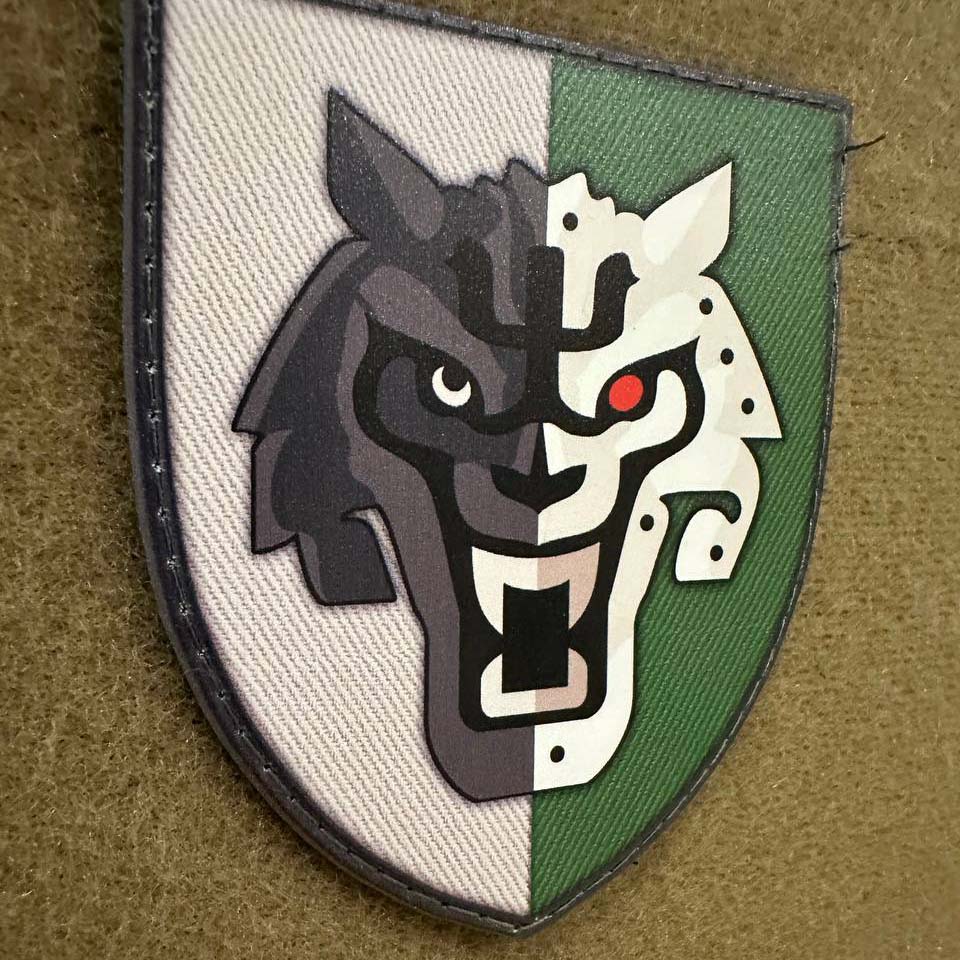 Ukrainian Morale Patch 74th Center Information Psychological Operations Badge Hook PVC