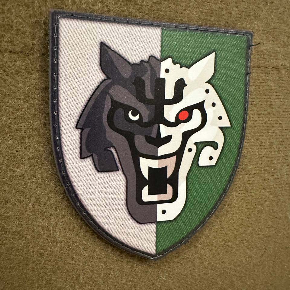 Ukrainian Morale Patch 74th Center Information Psychological Operations Badge Hook PVC