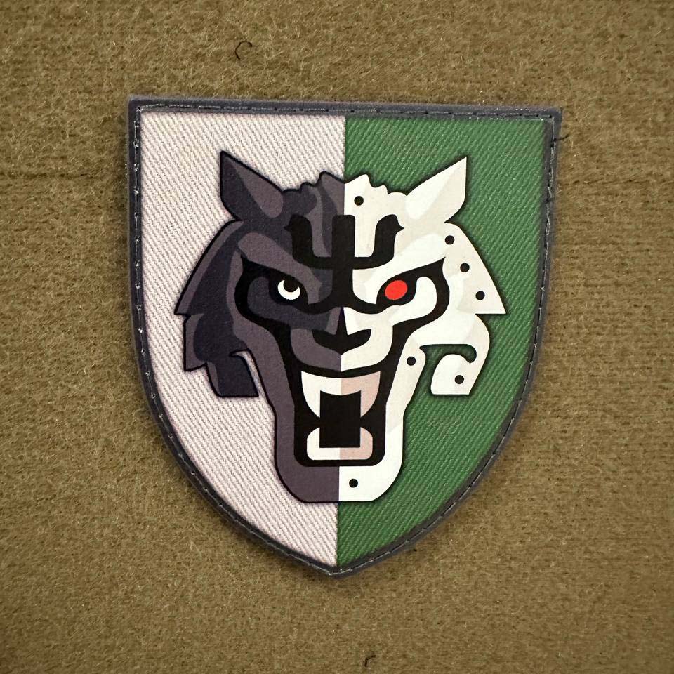 Ukrainian Morale Patch 74th Center Information Psychological Operations Badge Hook PVC